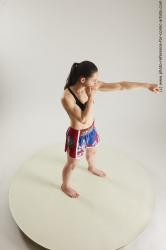 Woman MMA Fighting Poses Ronda